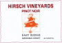 Hirsch East Ridge Pinot Noir 2010 Front Label