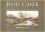 Patit Creek Cellars Merlot 2003 Front Label