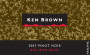 Ken Brown Sta Rita Hills Pinot Noir 2007  Front Label