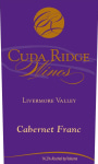 Cuda Ridge Wines Cabernet Franc 2012 Front Label