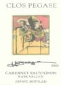 Clos Pegase Hommage Cabernet Sauvignon 2003 Front Label