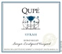 Qupe Sawyer Lindquist Vineyard Syrah 2013 Front Label
