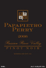 Papapietro Perry Russian River Valley Pinot Noir 2008 Front Label