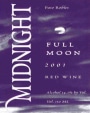 Midnight Cellars Winery Full Moon Red 2001 Front Label
