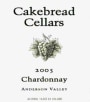 Cakebread Anderson Valley Chardonnay 2005 Front Label