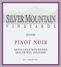 Silver Mountain Miller Hill Vineyard Pinot Noir 2010  Front Label