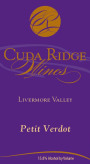 Cuda Ridge Wines Petit Verdot 2012  Front Label