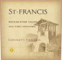 St. Francis Giovanetti Vineyard Old Vines Zinfandel 2014 Front Label
