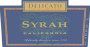 DFV Wines Shiraz 1999  Front Label
