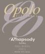 Opolo Rhapsody Red Wine 2003 Front Label