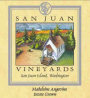 San Juan Vineyards Madeleine Angevine 2016 Front Label