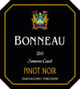 Bonneau Wines Sangiacomo Vineyards Pinot Noir 2010 Front Label