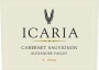 Icaria Creek Winery Cabernet Sauvignon 2004  Front Label