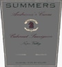 Summers Estate Andriana's Cuvee Cabernet Sauvignon 2004  Front Label