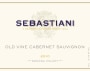 Sebastiani Old Vine Cabernet Sauvignon 2010 Front Label
