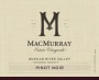 MacMurray Estate Vineyards Pinot Noir 2015 Front Label