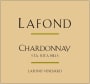 Lafond Lafond Vineyard Chardonnay 2015  Front Label
