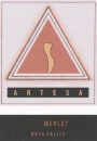 Artesa Merlot 2004 Front Label