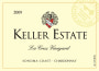 Keller Estate La Cruz Vineyard Chardonnay 2009 Front Label
