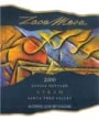 Zaca Mesa Zaca Vineyards Syrah 2000 Front Label