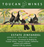 Toucan Wines Estate Zinfandel 2012 Front Label