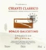 Borgo Salcetino Lucarello Chianti Classico Riserva 1998 Front Label