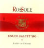 Borgo Salcetino Rossole 1998 Front Label
