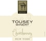 Tousey Winery Chardonnay 2010 Front Label