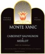 Monte Xanic Cabernet Merlot 1999 Front Label