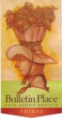 Bulletin Place Shiraz 1998 Front Label
