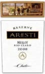 Aresti Reserve Merlot 2000 Front Label