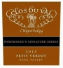 Clos du Val Winemaker's Signature Series Petit Verdot 2012 Front Label