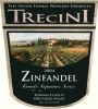 Trecini Cellars Family Signature Series Zinfandel 2004 Front Label