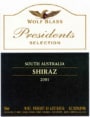 Wolf Blass Presidents Selection Shiraz 2001 Front Label