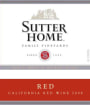 Sutter Home Red 2008 Front Label