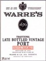 Warre's Late Bottled Vintage Port 1986 Front Label