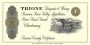 Trione Chardonnay 2013 Front Label
