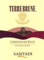 Santadi Carignano del Sulcis Terre Brune 1999 Front Label