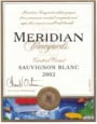 Meridian Sauvignon Blanc 2002 Front Label