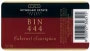 Wyndham Bin 444 Cabernet Sauvignon 2001 Front Label