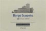 Borgo Scopeto Misciano Riserva Chianti Classico 1999 Front Label