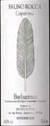 Bruno Rocca Coparossa Barbaresco 1998 Front Label
