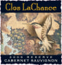 Clos LaChance Reserve Cabernet Sauvignon 2009 Front Label