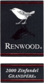 Renwood Grandpere Zinfandel 2000 Front Label