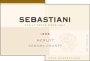 Sebastiani Merlot 1999 Front Label
