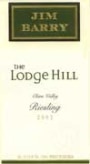 Jim Barry Lodge Hill Riesling 2002 Front Label