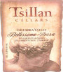 Tsillan Cellars Estate Bellisima Rossa 2007 Front Label