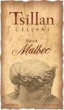 Tsillan Cellars Estate Malbec 2013 Front Label