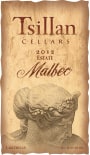 Tsillan Cellars Estate Malbec 2012 Front Label