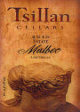 Tsillan Cellars Estate Malbec 2010 Front Label